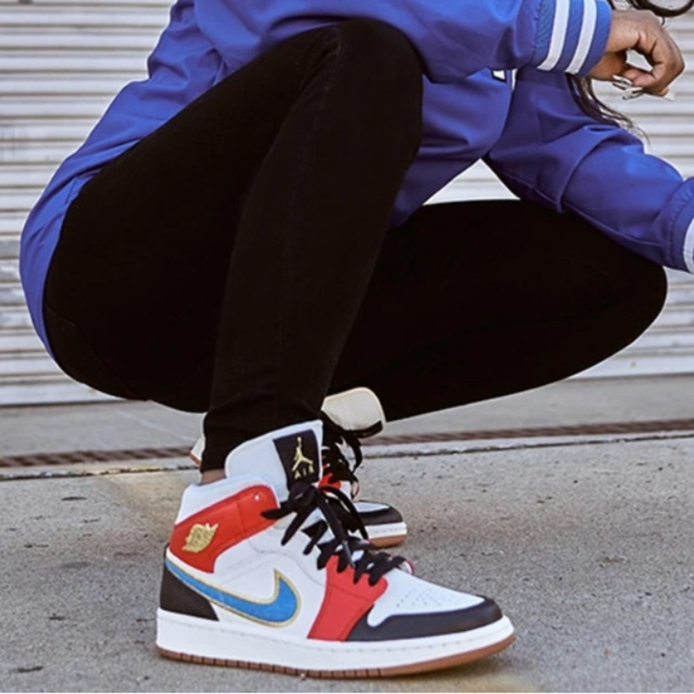 Nike Air Jordan 1 Mid “Let(Her)Man” DC1426-100 (2020) Size 9 Women's Authentic